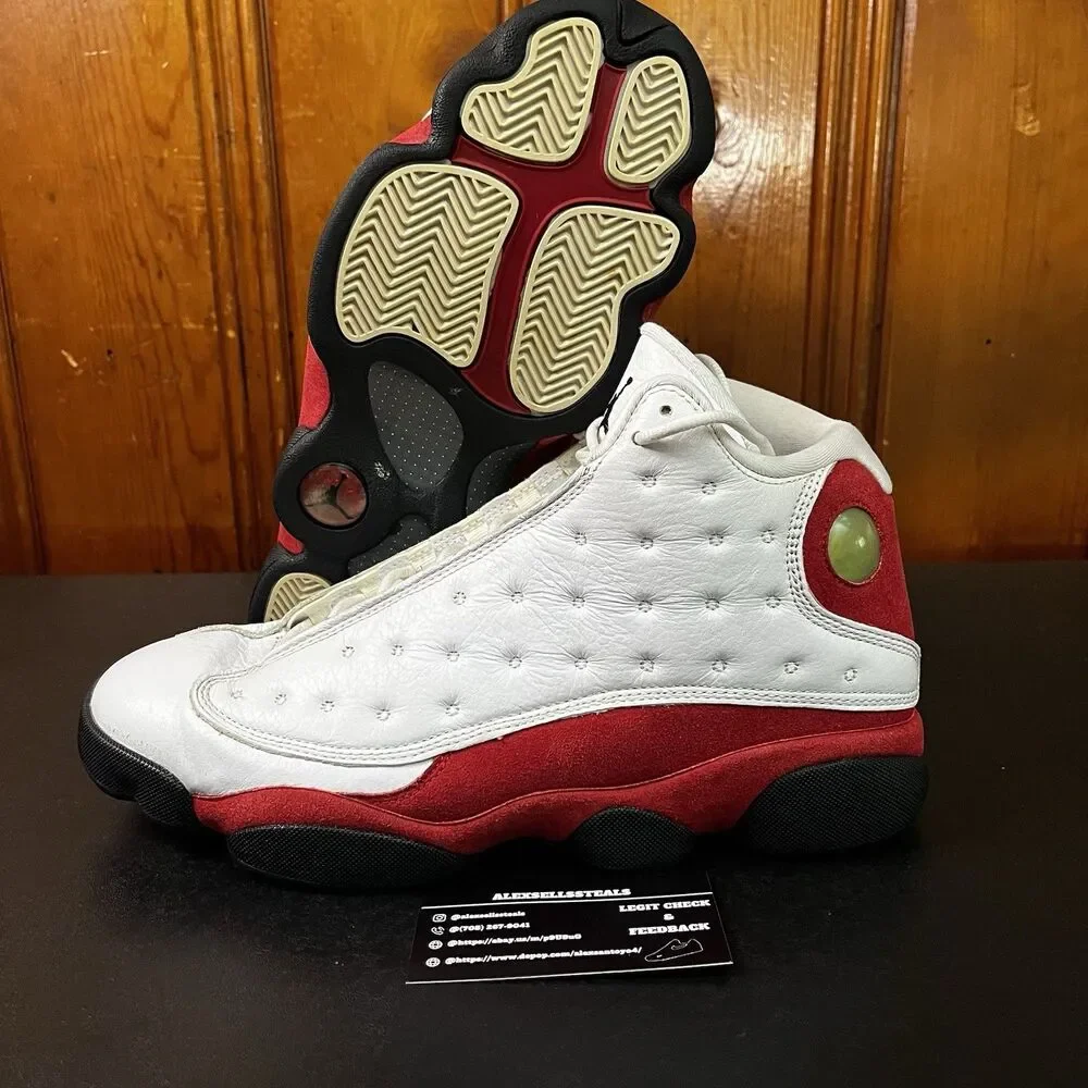 Jordan 13 Retro Cherry / Chicago 2017 414571-122 Release Size 10 Men NO BOX USED